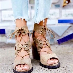 Free People Heeled Sandal